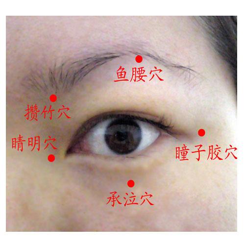 眼周有许多穴位,点按眼周穴位能促进眼部血液循环,淡化黑眼圈 眼周有许多穴位,点按眼周穴位能促进眼部血液循环,淡化黑眼圈